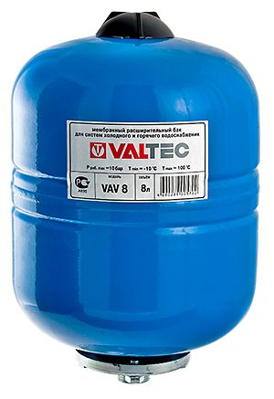 Бак мембранный VALTEC для водоснабжения, 8 л